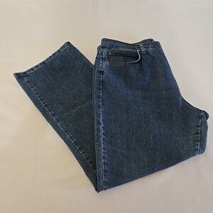 Lee Relaxed Fit Womens Size 16 Short Straight Leg Jeans